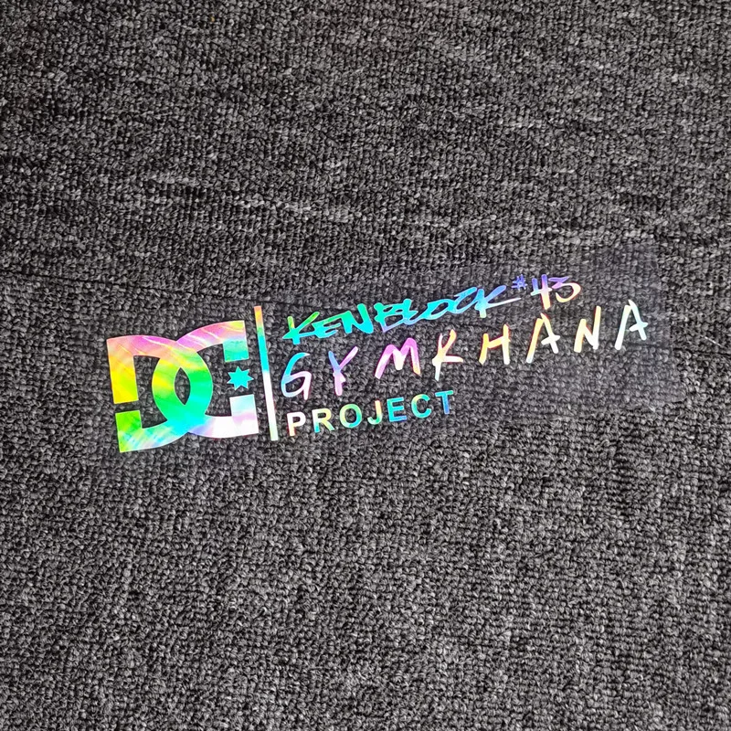 Car Stickers DC Ken Block #43 GYMKHANA Project Reflective