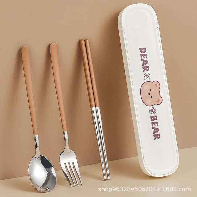 Stainless Steel Chopsticks Sets Tableware - Portable Travel Cutlery Set  Stainless - Aliexpress