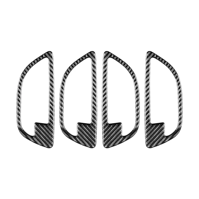 

Автомобильные аксессуары из углеродного волокна, рамка дверной ручки, защитное украшение, Обложка, наклейки для BMW- 5 серии F10 2011-2017