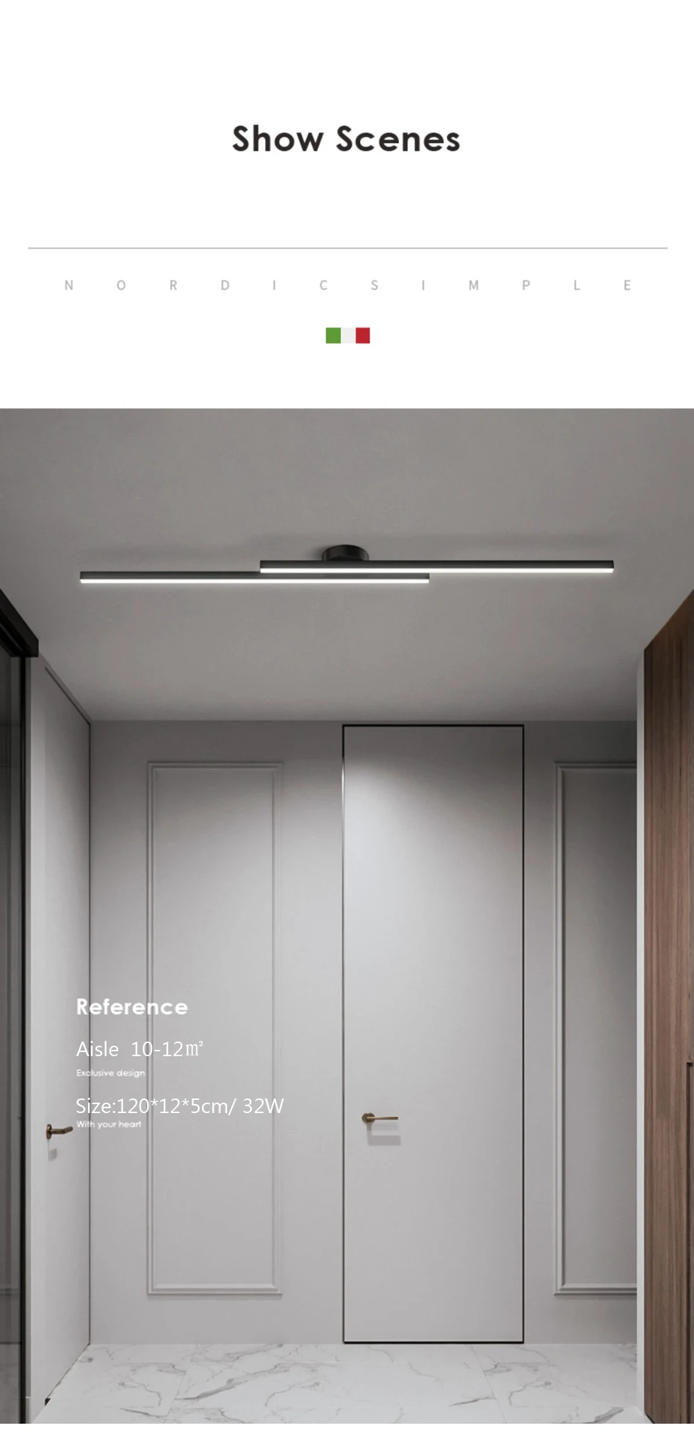 Modern LED ceiling light image 4