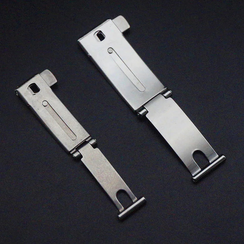 Elegant Butterfly Folding Watch Strap Clasp