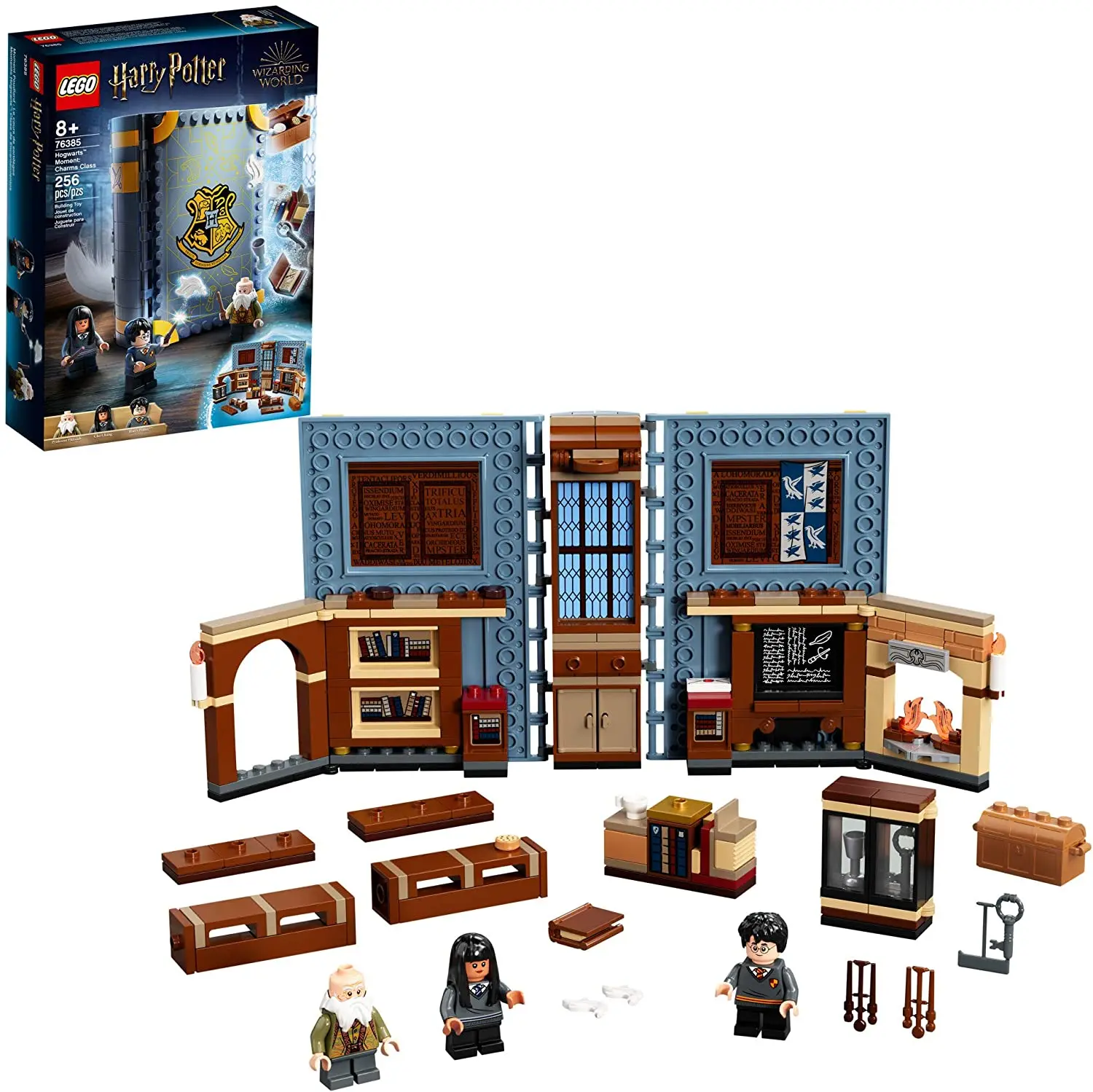LEGO Harry Potter Hogwarts 76385 Moment Charms Class Professor Flitwick's Class in a Brick Built Playset, nuevo piezas)|Bloques| - AliExpress