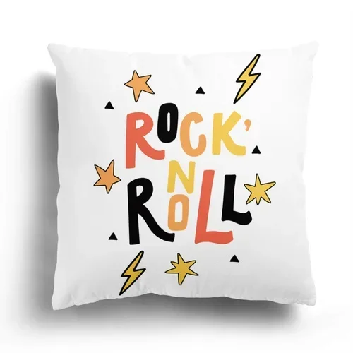 thumbnail image 1 of Funda de almohada para sofá con dibujos de niños, color gris y blanco, sencilla, para decoración del hogar y la sala de estar, 1 of 5
