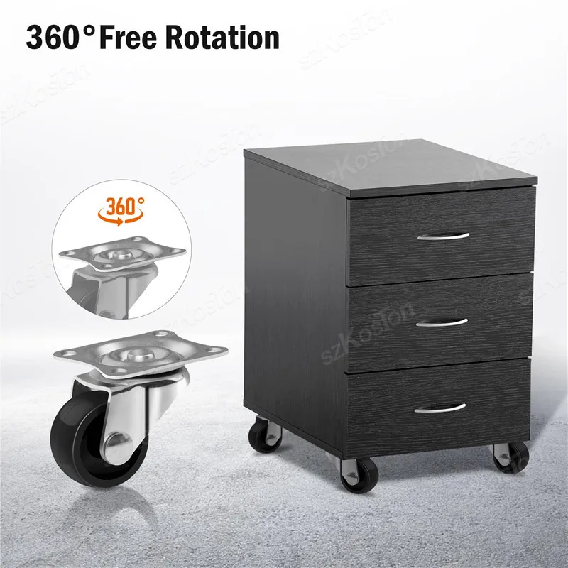 8/2Pcs 1"/1.25"/2" PVC Furniture Casters Wear Resistant Mute Universal Heavy Trolley Wheels 360 Degrees Swivel Castor Brake furniture casters furniture casters wheels leveling casters