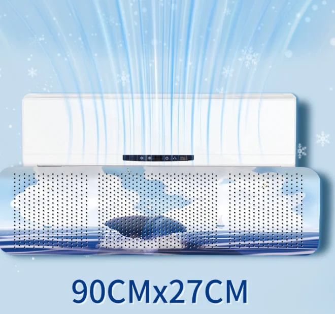 Random Styles Air Conditioner Deflector,Air Conditioner Wind Deflector Universal Angle Adjustable Air-Conditioning Wind