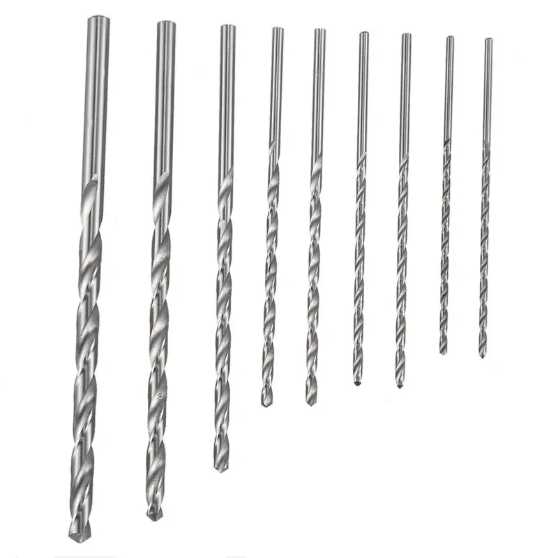 

EXTRA LONG HSS DRILL BITS 2Mm 2.5Mm 3Mm 4Mm 5Mm 6Mm SET
