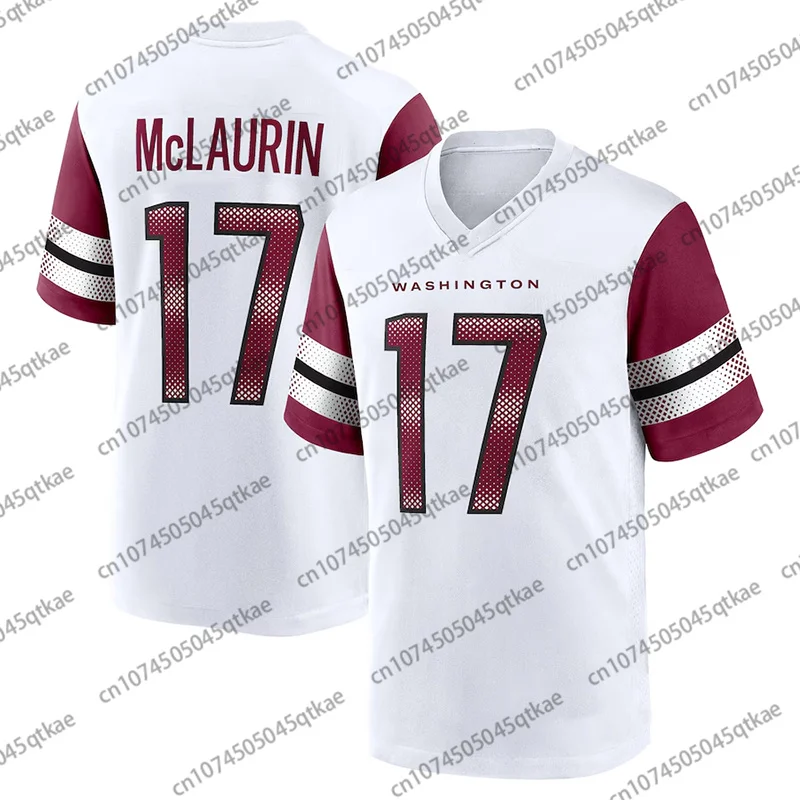 American Jersey SublimationFootball TShirt Washington Commanders No.17 Rugby Jersey Breathable Sports Large Size Unisex Tshirt