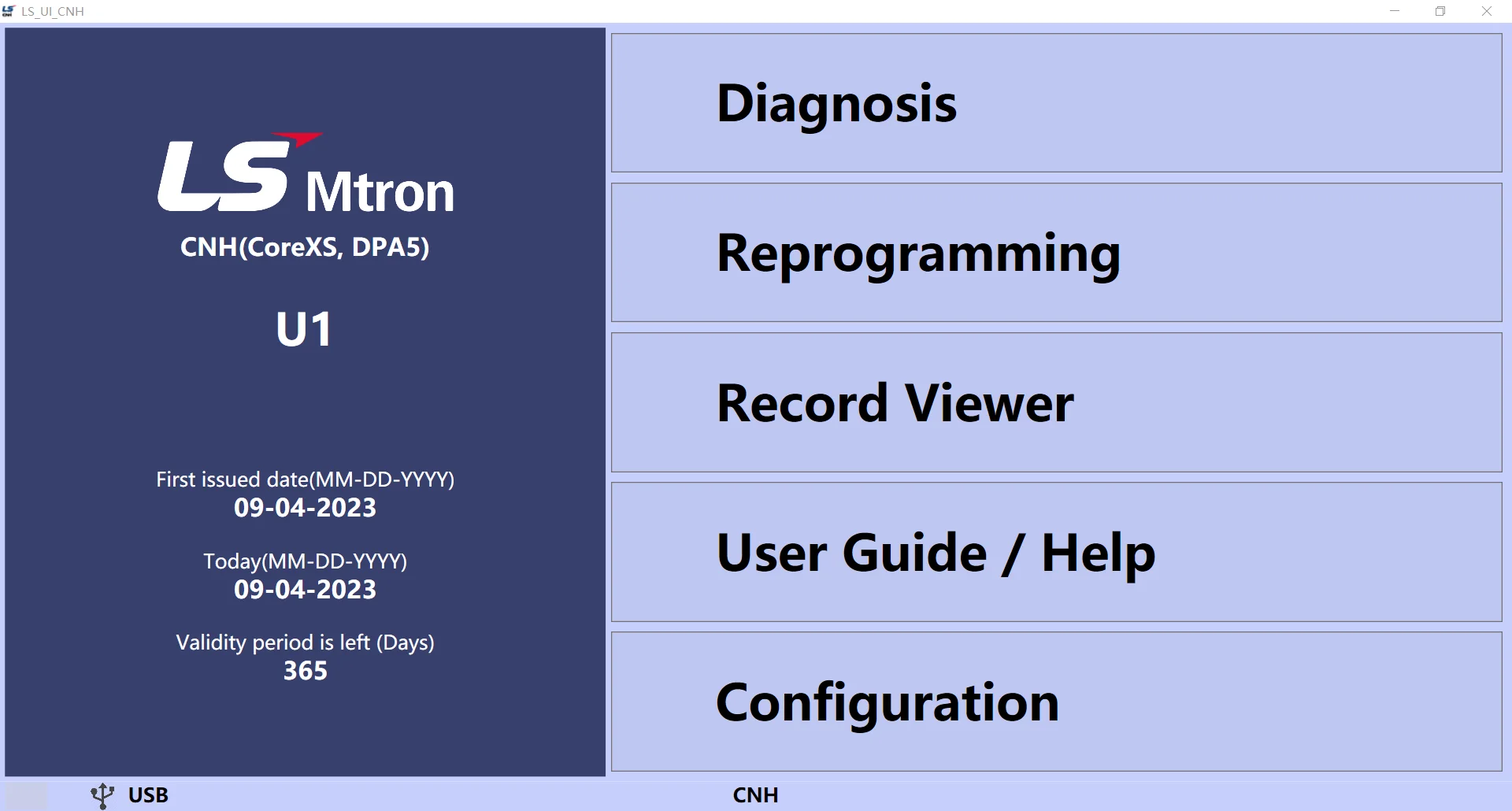

LS MTRON Tier4 Diagnostic Software 2.0.0.6