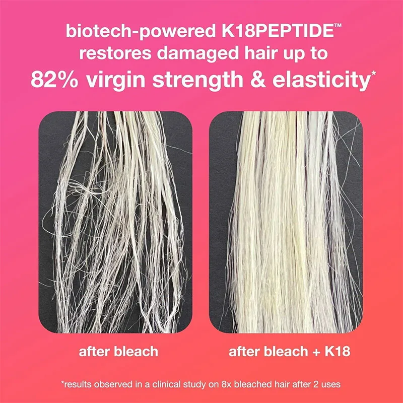 K18-mascarilla de reparación Molecular sin aclarado, reparador profundo de  queratina y cuero cabelludo, tratamiento para el cuidado del cabello -  AliExpress