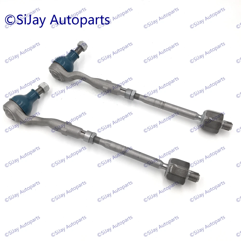 Set of 2 Steering Rack Tie Rod Assembly For X5/X6 F15/F16 32106858735 32106858737