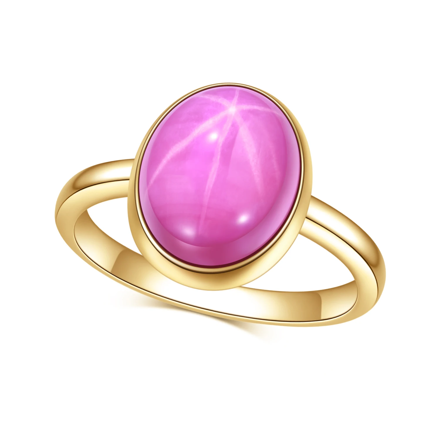 Buy Pink Star Sapphire Ring Online In India - Etsy India