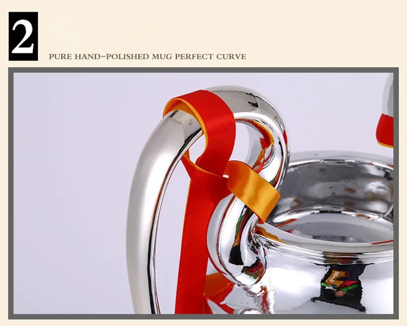 

Football Trophy 45cm/30cm/ 15cm Europe award League Trophy Model football League Cup European football Trophy champion cup