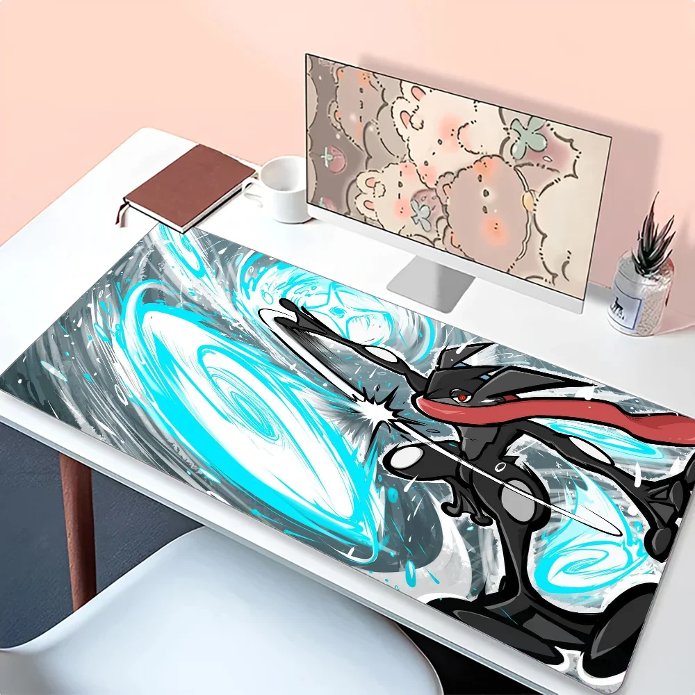 1pc P-Pokemon Greninja Floor Mat Mouse Mat Desk Mat With Pad Gaming Accessories Prime Gaming XXL Keyboard Pad Padding Mat 6