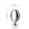 Luxury Double-layer Folding Dessert Plate Silver Cupcake Tray Cake Stands Stainless Steel for Home Decr Desktop Decoration 6