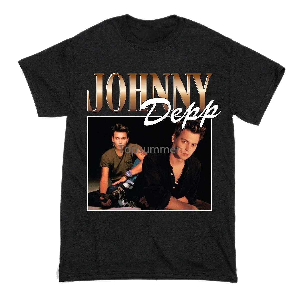 

Men T Shirt Vintage Johnny Depp T-Shirt Women Tshirt