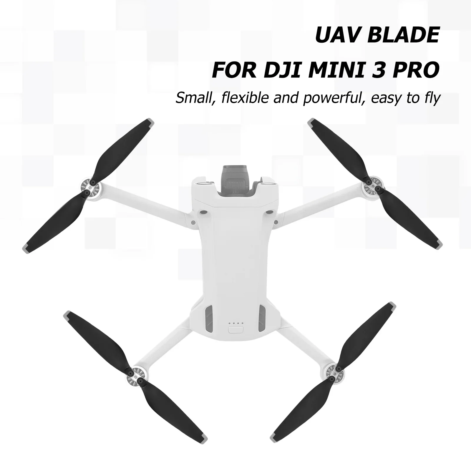 For DJI Mini 3 Propeller Props 8pcs Replacement Propeller for DJI Mini 3 Pro Drone Low-Noise Quick-Release Blades Prop Wing Fans