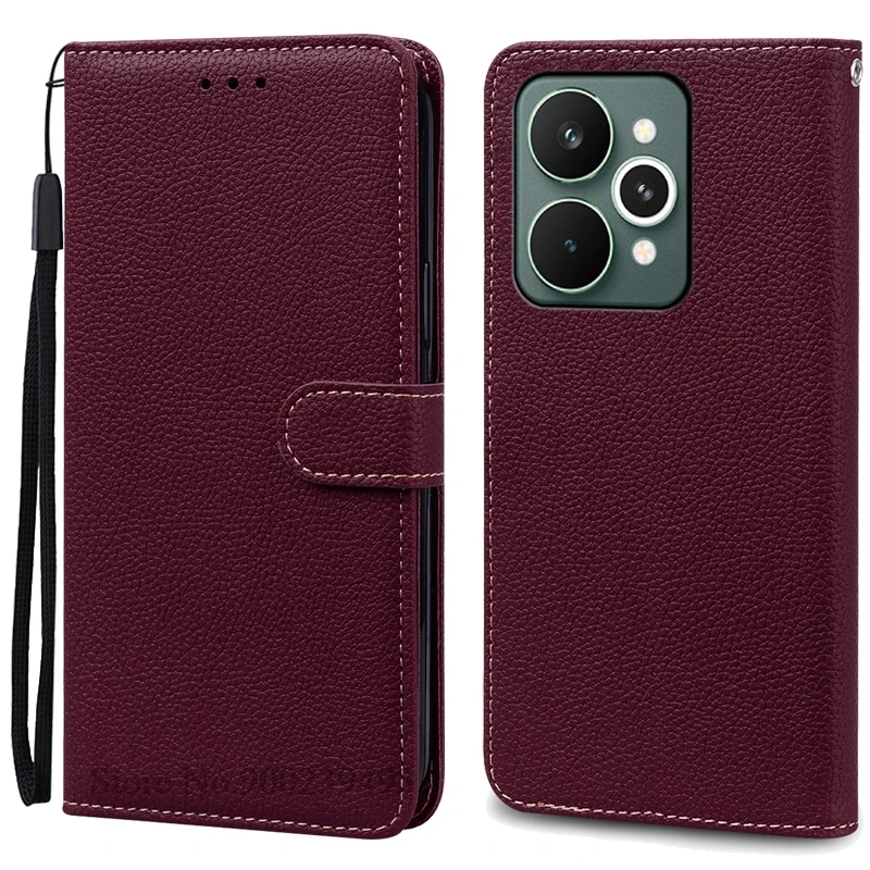 Leather Wallet Flip Case with Magnetic Closure – Elegant Book Cover and Protective Sleeve
