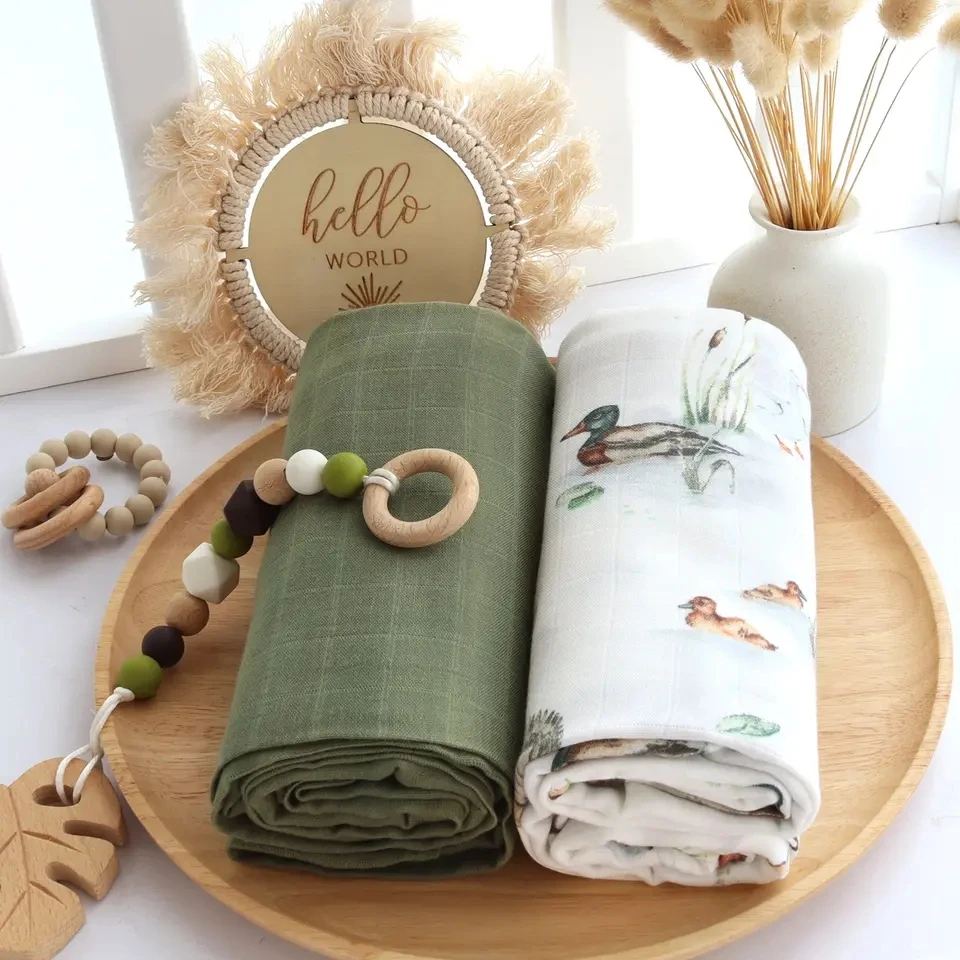 Bamboo Cotton Gauze Muslin Baby Blanket Super Soft Newborn Swaddle Wrap Boy Girl Kids Bath Towel Baby Stroller Blanket Cover