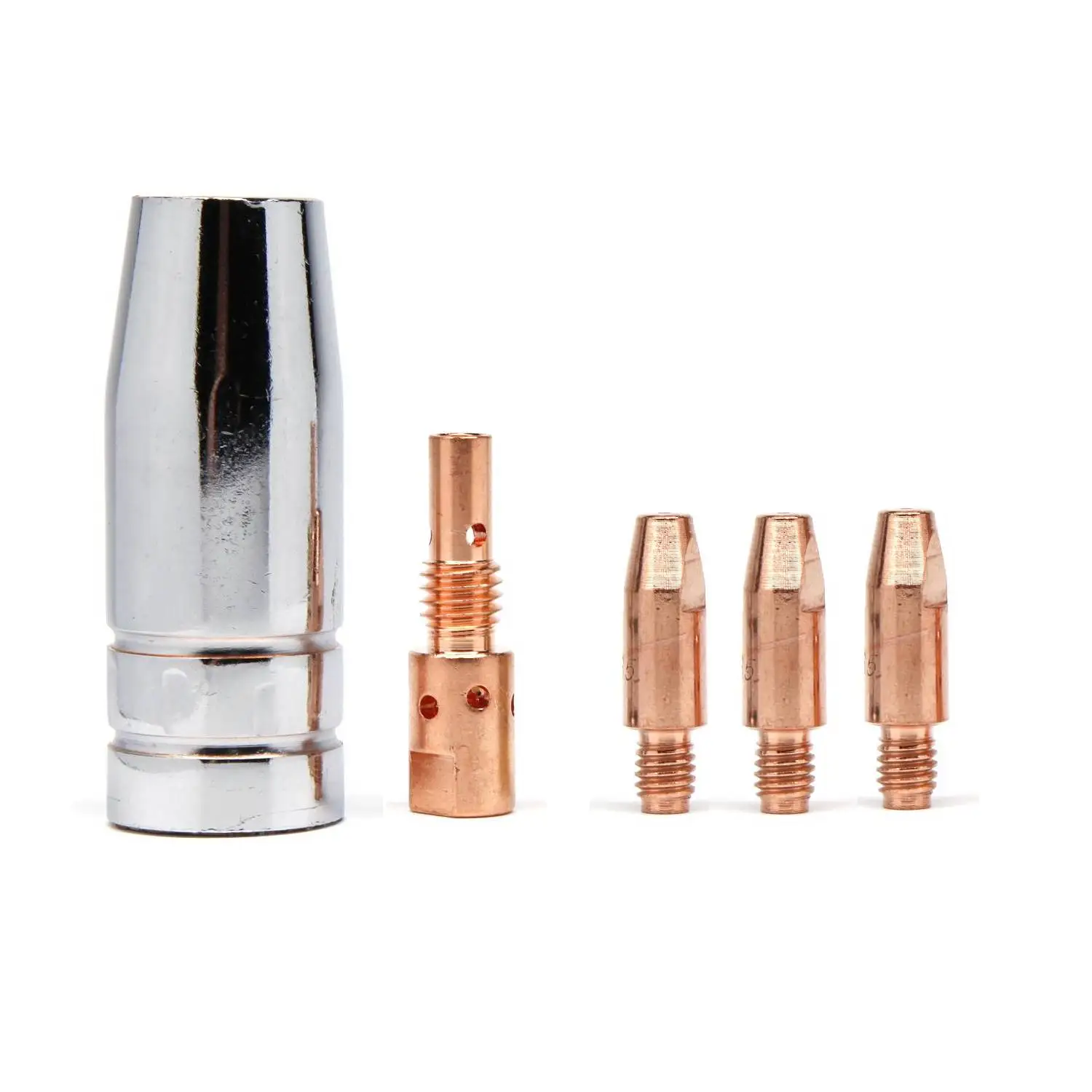 

TB25 MB25 25AK TB MB 25 Nozzle Contact Tip Holder M6x28 Metric M6 Thread Length 28mm Mig Gun Welding Torch Part Consumables