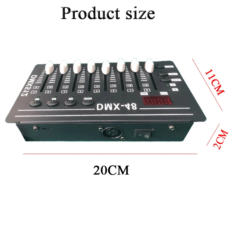 LED Mini Dmx48 Controller DJ Disco Par Luce Teste mobili Effetto Luce Console Attrezzatura per luci da palco per spettacoli di bar di illuminazione per feste - immagine 2