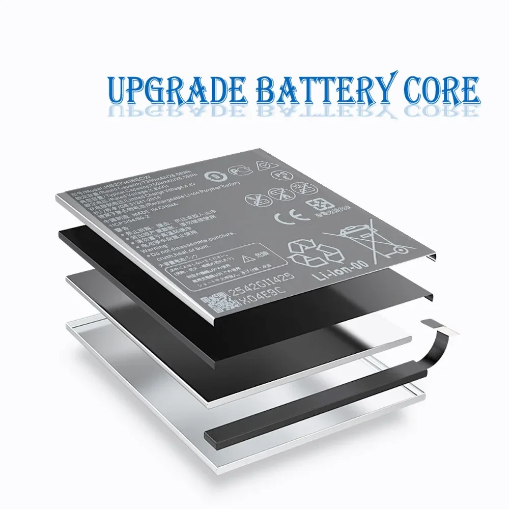 7500mAh Replacement Battery For Huawei MediaPad M6 10.8 M5 LITE M5 10 M5 10pro HB299418ECW Tablet Phone Battery
