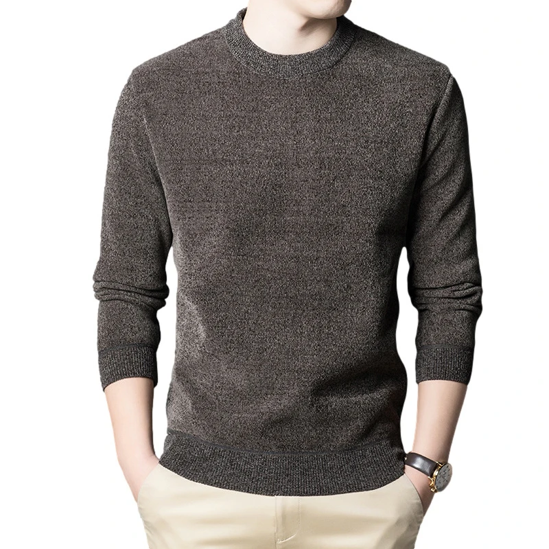 Pullovers Men's Clothing Knit Men's Sweat-shirt Autumn Fashion Sweater For Men Casual Hombre Warm Solid Spring Male Streetwear