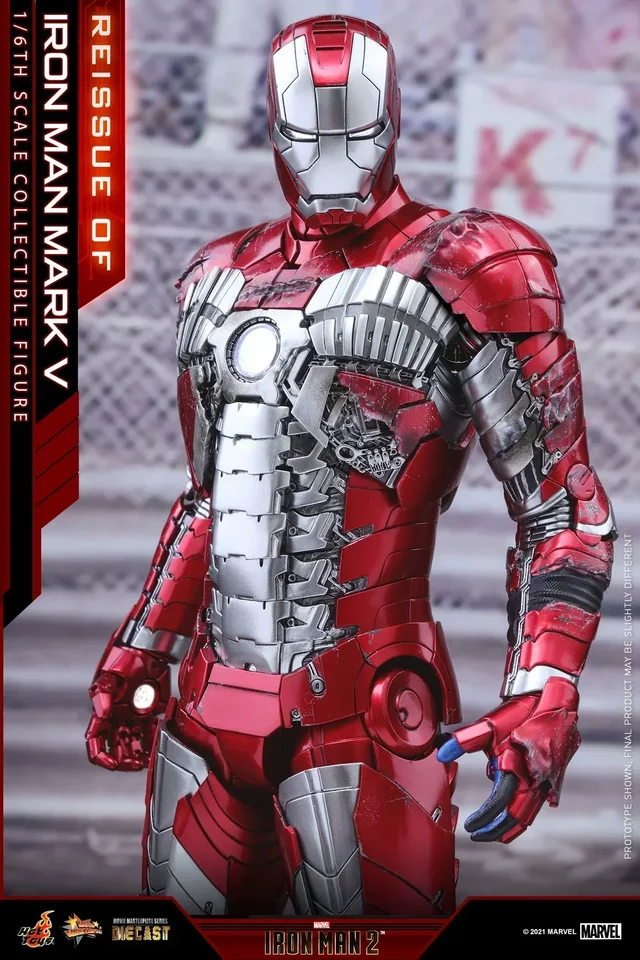 Original Hot Toys Iron Man MK5 Action Figure 1/6 Iron Man