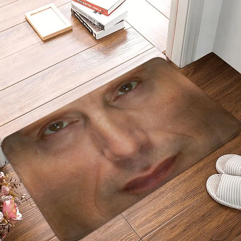 MadsMikkelsenFaceFrontDoorMatAntiSlipIndoorAbsorbentHannibal