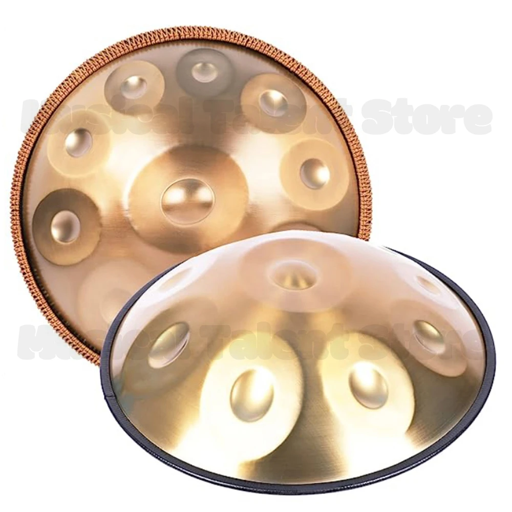 Steel Tongue Drum for Yoga, Music Drums,Percussion Instruments, Handpan Drum, D Minor, 9, 10, 12, 14, 17Tone, 22 Inches, 432Hz