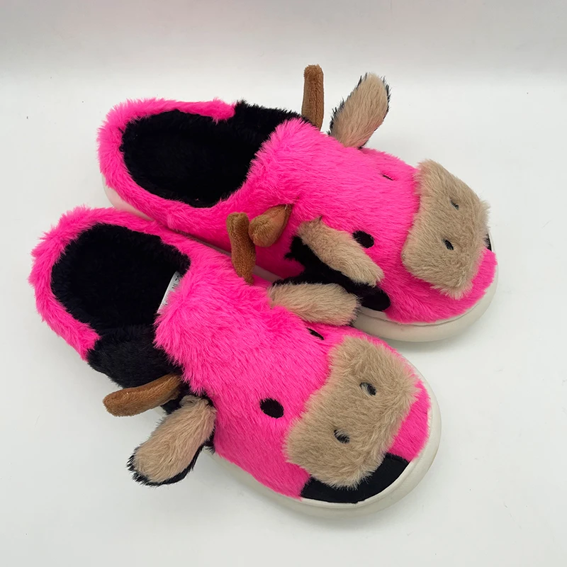 Highland Cow Slippers For Adults - Cool Cow Shop