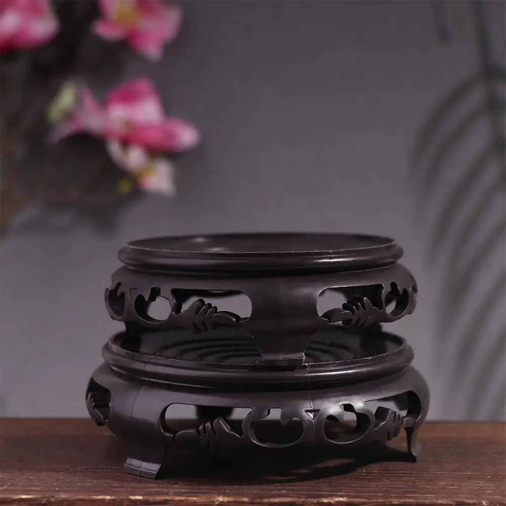 

Thickened Flowerpot Base Durable Round Antiqued Flowerpot Mat Plastic Resistant To Corrosion Flowerpot Tray Garden