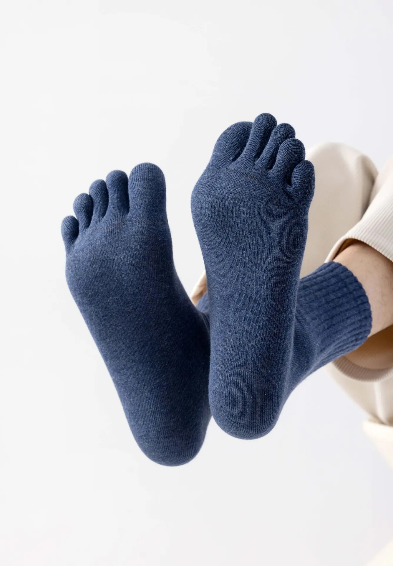 3 Paare/los Zehen Sport Kurze Socken Frühling Herbst Mann Baumwolle Anti-Bakterielle Anti-geruch Schweiß-Run Outdoor saugfähigen 5 Finger Socken – Detail 22