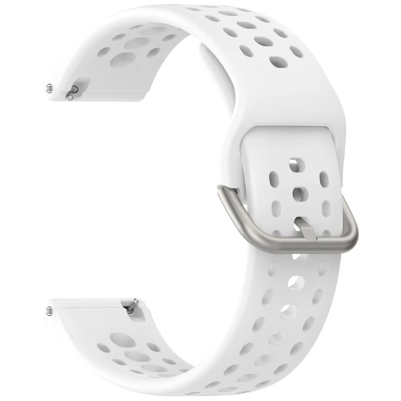 Enhanced Silicone Sport Band - Breathable Soft Bracelet Strap