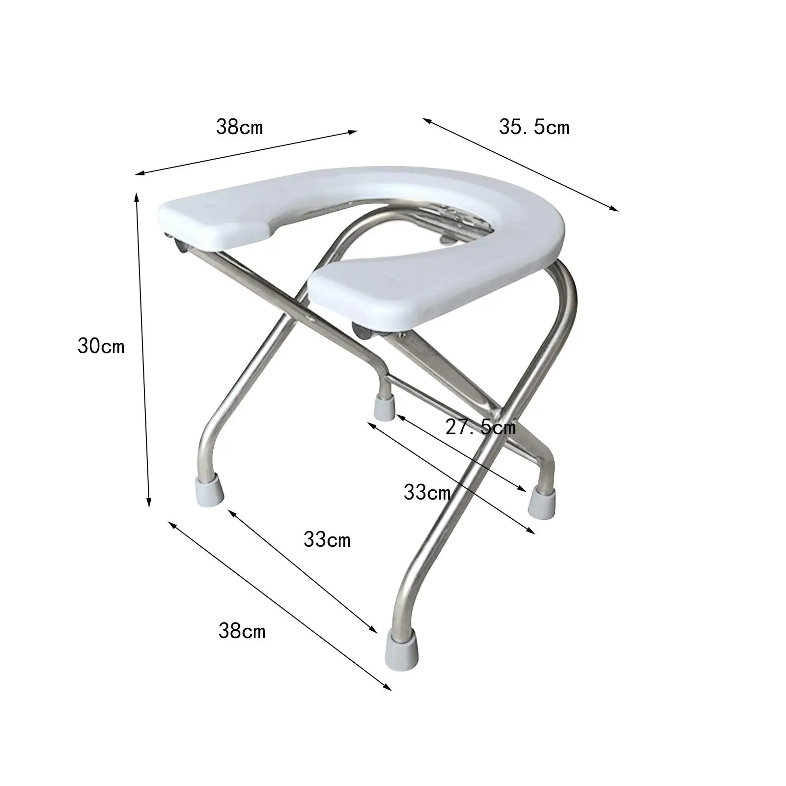 Toilet Seat for Seniors, Portable Non-Slip Design for Bathroom Use 6