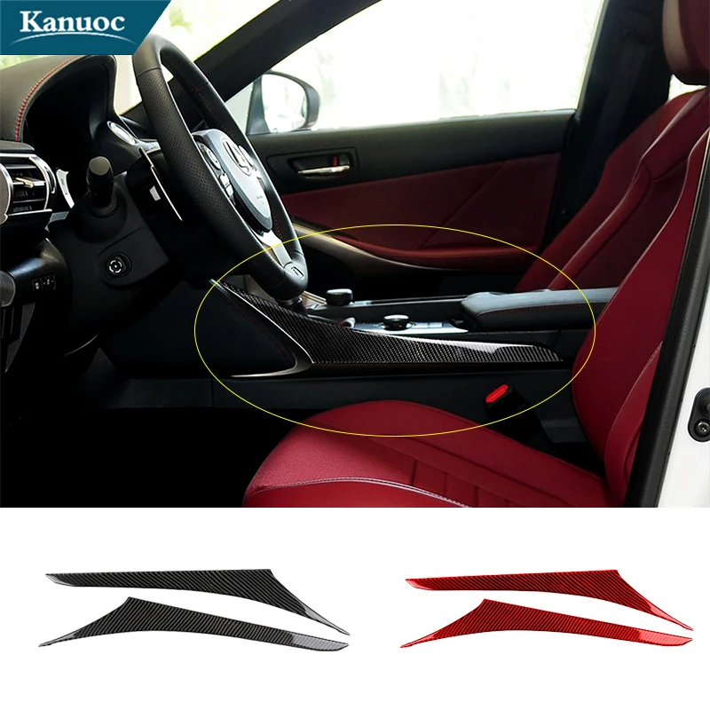 

Gear Side Strip Trim For Lexus IS250 NX200 IS350 300H 2013-2019 Carbon Fiber Stickers Car Interior Decorative Accessories