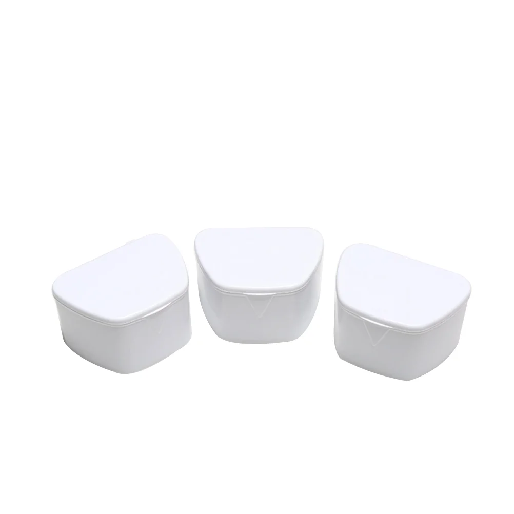 

Denture Box Teeth Soaking Cup False Container Containers Holder Storage Retainerbath Decorative