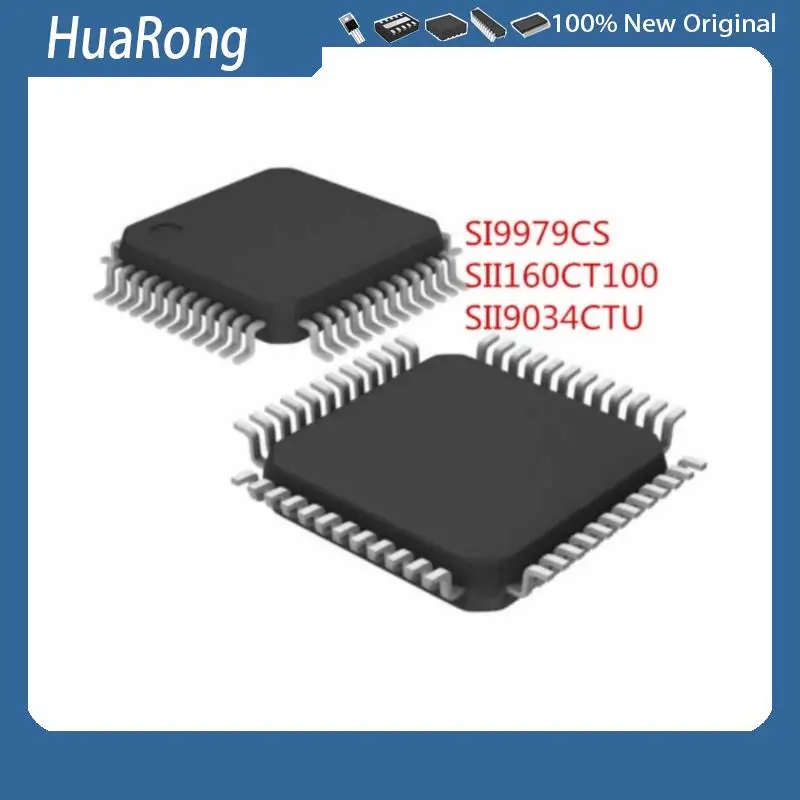 

2PCS/LOT SI9979CS SI9979 SII160CT100 SII160CT SII160 SII9034CTU SII9034 QFP48