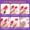 Nail Glue Remover Glue Off for False Nails , Makartt Press ON Nails Glue Remover Fake Nail Adhesives Remover Nail Glue Debonder 5