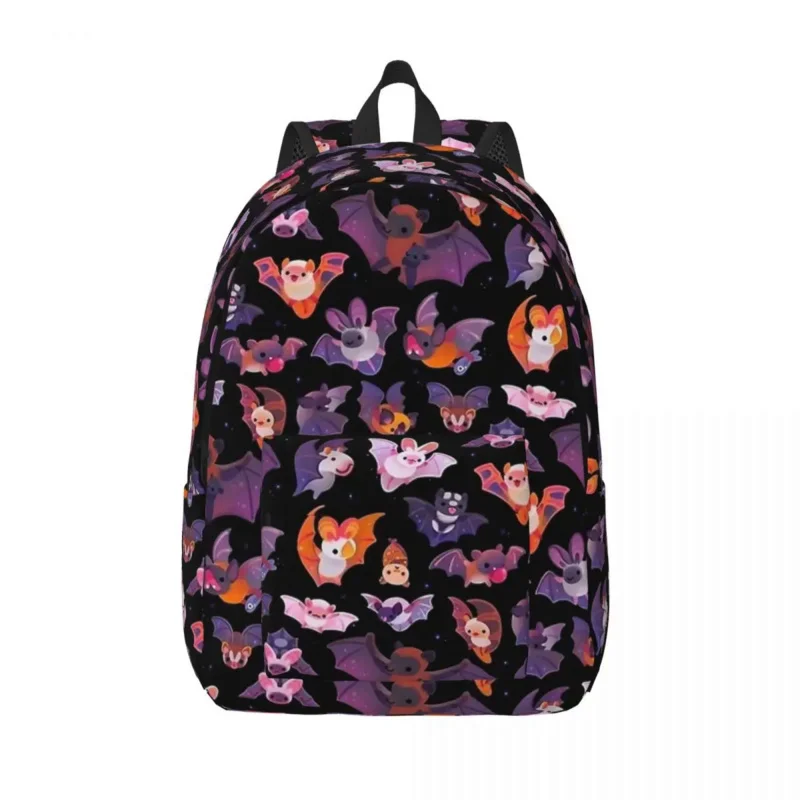 

Bat Backpack for Teens Student School Bookbag Daypack Middle High College