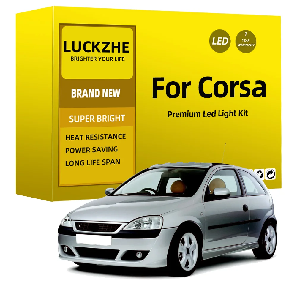 Led Interior Light Kit For Vauxhall Corsa C D E 20002010 2011 2012