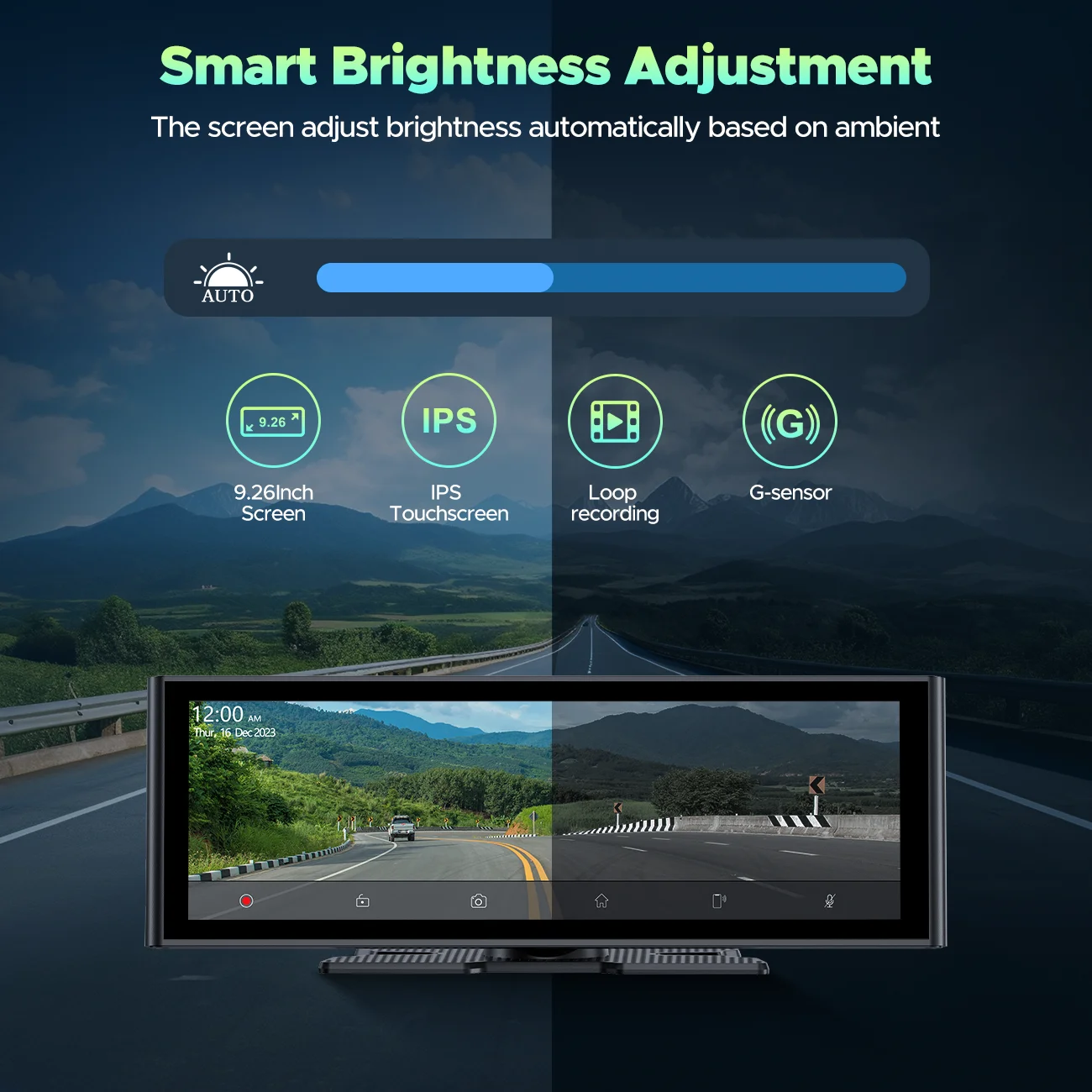 TOGUARD   ī÷  ȵ̵ ڵ ڵ , ķ 4K + 1080P ĸ ķ,  ø GPS ׺̼  USB, 10 ġ 4K