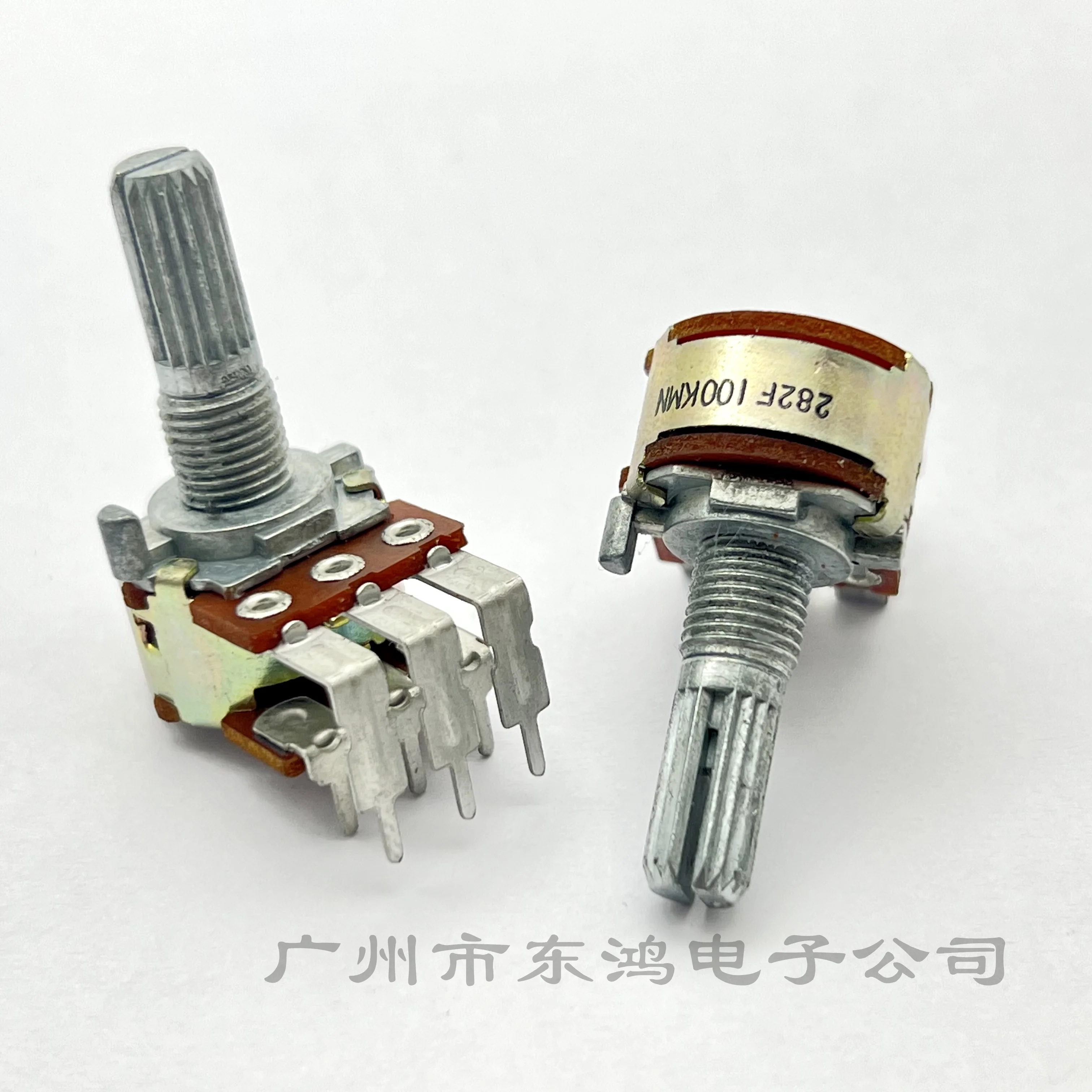 Taiwan FD 16 type dual potentiometer MN100K with center positioning audio amplifier left and right channel balance 1 PCS