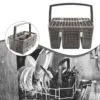 Parts Cutlery Basket Replacement 1pc Dishwasher Fittings For Bosch SMZ5100 For Siemens SZ73100 Gray Plastic Practical 5