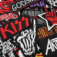 25pcs Band Embroidered Patches Set – Iron-On Music Rock Stripes for Jackets, Clothing, DIY Crafts & Sewing Decorations - Image 5