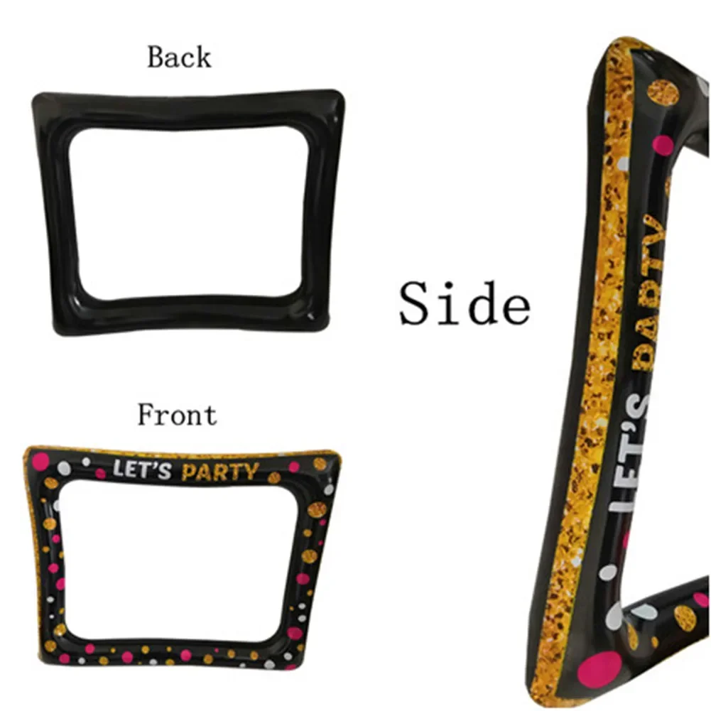 Decoration Picture Frame Large Size Selfie Picture Frame PVC Inflatable Photo Booth Props for Birthday Baby Shower Wedding party photo props halloween decoration props