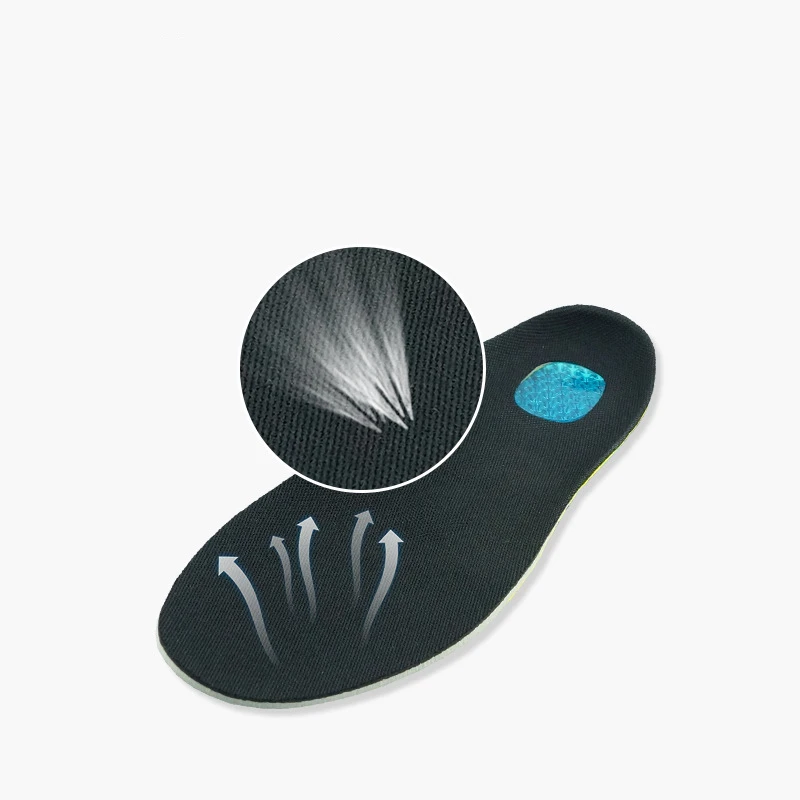 Silica Gel Orthopedic Elastic Insoles Foot Care Protector Elastic Cushion Arch Support Running Sports Insoles EVA Soft Shoes Pad