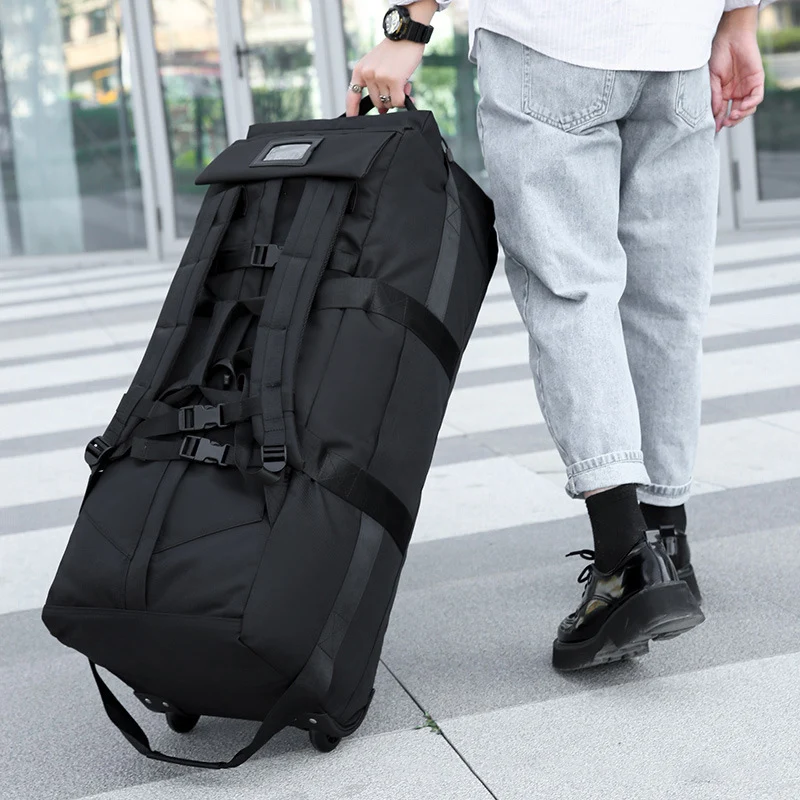 Unisex Universal Travel Bag with Wheel Large Capacity Foldable Luggage Traveling Handbag Waterproof Luggage Storage Bags XM135 travel bag