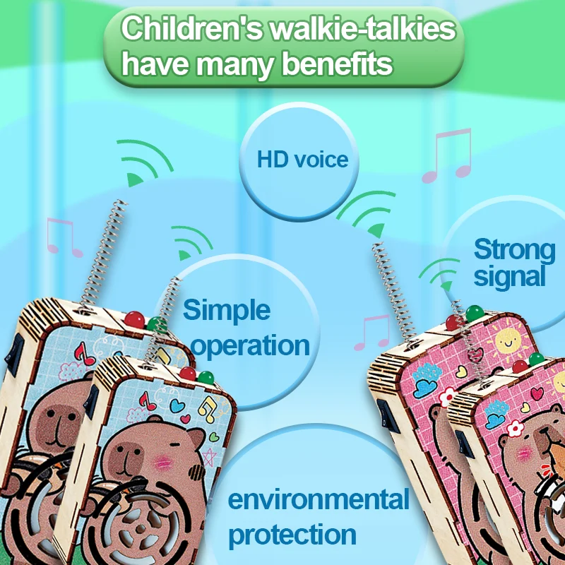 Walkie Talkies for Kids,Toys for 3-6 Year Old Boys Girls,Decent Range 2 Way Radio Toy Gifts for 5-8 Year Old Boys Girls,Christma 4