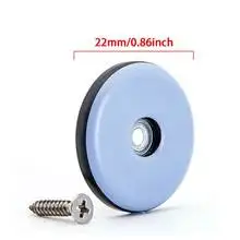 20PCS Durable Non - Slip Silent Furniture Foot Pads with Screws for Bed, Table, Sofa, and Chair (20pcs - 22mm)