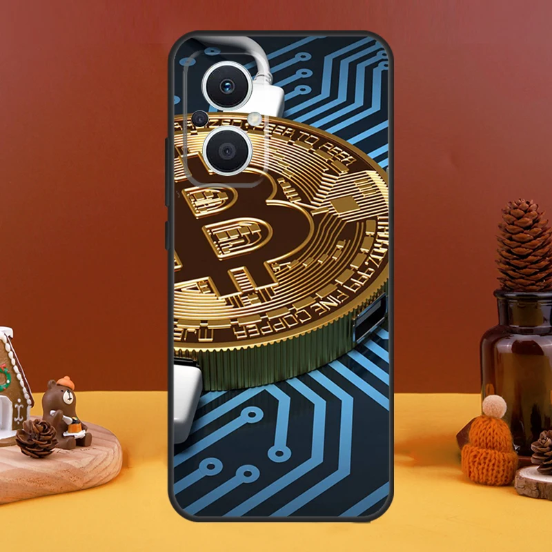 Premium Bitcoin Design Phone Case - Sleek Cryptocurrency-Themed Protective Cover